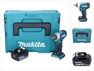 Produktbild von Makita DTW 181 G1J Akku Schlagschrauber 18 V 210 Nm 1/2" Brushless + 1x Akku 6,0 Ah + Makpac - ohne Ladegerät
