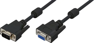 Image de LogiLink câble VGA 1 x mâle vers 1 x femelle noir 5 m