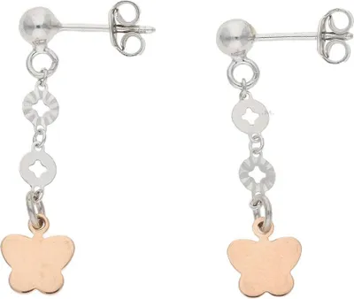 Produktbild von JuwelmaLux Ohrhänger 925/000 Sterling Silber bicolor JL47-06-0039