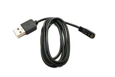 Zdjęcie produktu dla Kabel ładujący SYSTEM-S USB 2.0 95 cm do smartwatcha OnePlus Nord Watch w kolorze czarnym