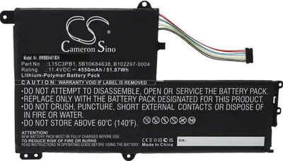 Produktbild von vhbw Akku Ersatz für Lenovo L15M3PB0, L15C3PB1, B102297-0004, 5B10K84638 für Notebook (4550 mAh, 11,4 V, Li-Polymer)