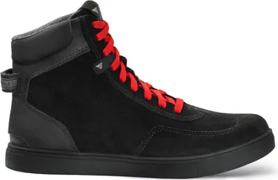 Produktbild von SHIMA SX-2 EVO Motorradschuhe Herren, atmungsaktiv, verstärktes Leder, Knöchelstütze, rutschfeste Sohle, Schwarz, Größe 42