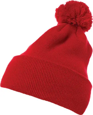 Image de Urban Classics Bonnet à pompon rouge - UNI