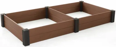Obrázek produktu pro KETER Vista Modular Duo Vyvýšený Záhon - Hnědý 252531