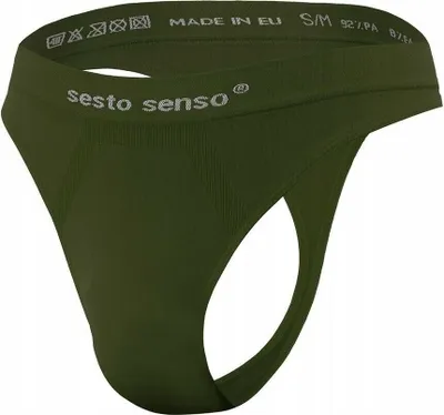 Produktbild von Sesto Senso - CL13 - Pánské spodní prádlo STRING tanga - Khaki - L/XL