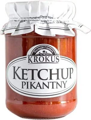 KETCHUP PIKANTNY BEZGLUTENOWY 180 g - KROKUS