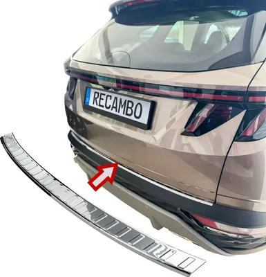 Produktbild von Chromowana osłona zderzaka ze stali nierdzewnej odpowiednia dla Hyundai Tucson | Typ NX4 | BJ od 2020&gt