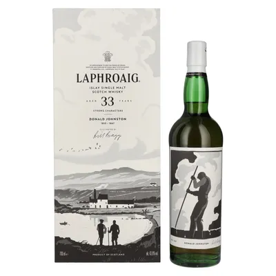 Produktbild von Laphroaig 33 Years Strong Caracters Chapter One + Box 700ml 43,8% Vol.