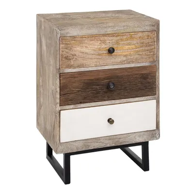 Produktbild von Nachttisch "koval" mangoholz h73cm - Atmosphera créateur d'intérieur