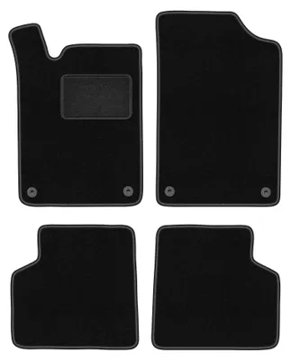 Image de Tapis de sol en moquette pour Citroën Xantia X1 / X2 1993-2001 (break/liftback) – jeu de 4 pièces, noirs, sur mesure – Wielganizator LUX