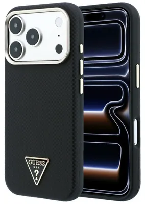 Immagine prodotto di Logo a forma di triangolo Poliammide, compatibile con Apple iPhone 18 Pro Max / 17 Pro Max, colore nero, con tecnologia MagSafe