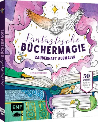 Obrázok produktu pre Fantastische Büchermagie - Zauberhafte Lesewelten zum Ausmalen