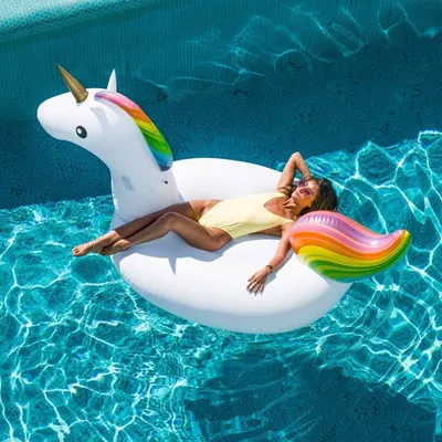 Produktbild von Swim Essentials - Aufblasbares Einhorn 180x80cm