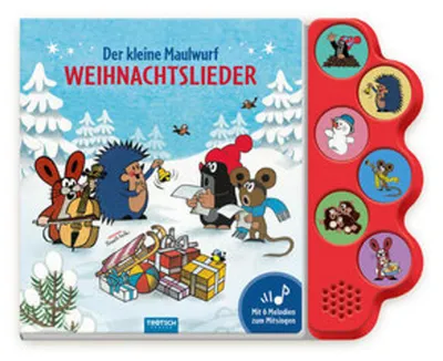 Obrázek produktu pro TRÖTSCH - Der kleine Maulwurf Soundbuch Weihnachtslieder | Ab 18 Monaten: Beschäftigungsbuch Soundbuch Liederbuch (Der kleine Mauwurf)