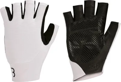 Image de BBB Cycling - Gants de course "Course M" - Blanc - Taille M - Pour une adhérence et un confort optimaux.