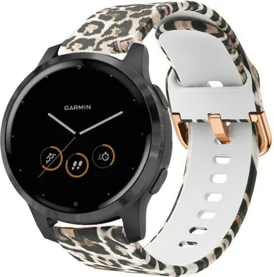 Produktbild von Strap-it Lucky Leopard Garmin Vivoactive 4s 40mm Armband - 40mm