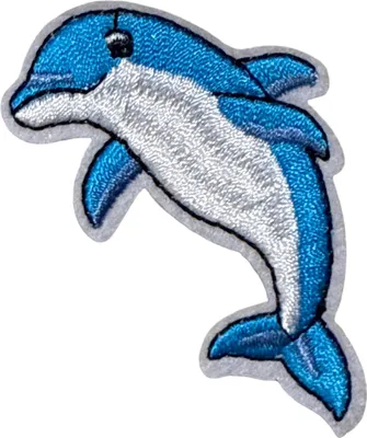 Produktbild von Delfin-Aufbügelbild Dolphin