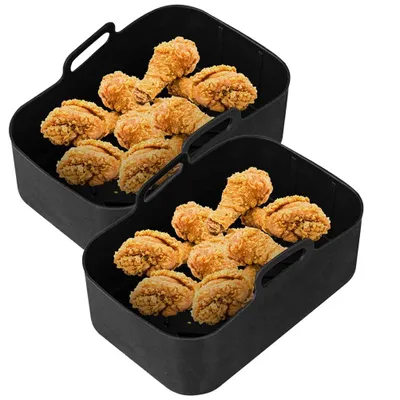 Produktbild von Air Fryer Silikontopf für DZ201,Wiederverwendbarer Silikon-Luftfritiereinsatz,Air Fryer Zubehör