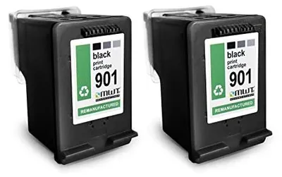 Mehrwegtoner 2x Tonerkartusche kompatibel mit HP 901XL Schwarz – Produktansicht 1
