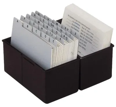 Produktbild von HAN 975-13, A5, Kunststoff, Polystyrol (PS), Schwarz, 102 mm, 228 mm, 171 mm