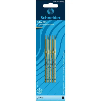 Produktbild von Schneider Kugelschreibermine Standard Metall schwarz 5er