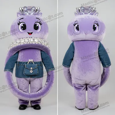 Immagine prodotto di Mascotte MASTICOT Gonfiabile ad Anello di Fidanzamento Lavanda