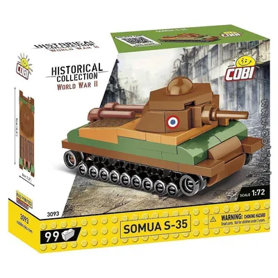 Obrázok produktu pre COBI Somua S-35, Stavebnica, 6 rok / roky, 99 kusov