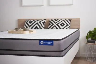 Immagine prodotto di Materasso da notte Actilatex 80x190cm, lattice e memory foam, grado di rigidità 5, altezza :20 cm, 3 zone di comfort