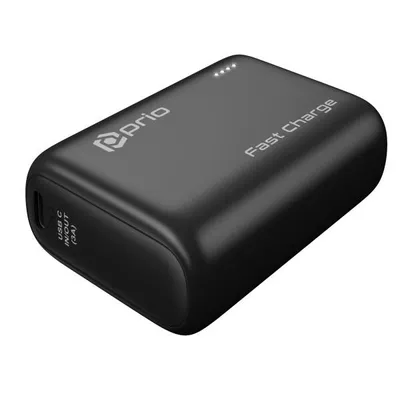 Immagine prodotto di Prio Fast Charge (22,5 W SCP/20 W PD/QC3.0) Power Bank 10.000 mAh nero