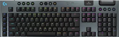 Produktbild von Logitech G G915 X - Tastatur - LIGHTSPEED - Hintergrundbeleuchtung - kabellos - 2,4 GHz, Bluetooth, USB - QWERTY - US I