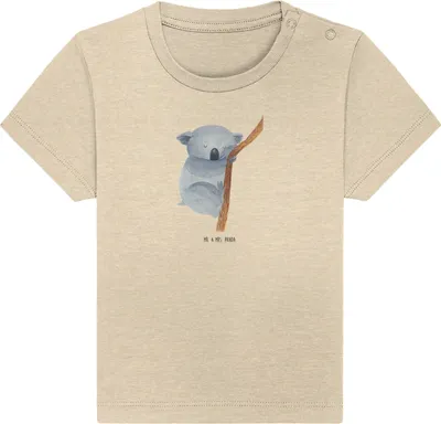 Produktbild von Mr. & Mrs. Panda  T-Shirt Koalabär 0. - 6. Monat - Natural Raw - Geschenk, Lustige Sprüche, Baumwolle Baby Shirt, Koala, Babyshirt, Bär, Kinder, Baumwollshirt, Organic