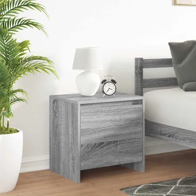 Produktbild von vidaXL Nachttisch Grau Sonoma 45x34x44,5 cm Holzwerkstoff