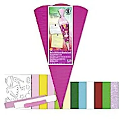 Produktbild von URSUS Schultüten-Bastelset ''Prinzessin'', 6-eckig, 68 cm 9850001