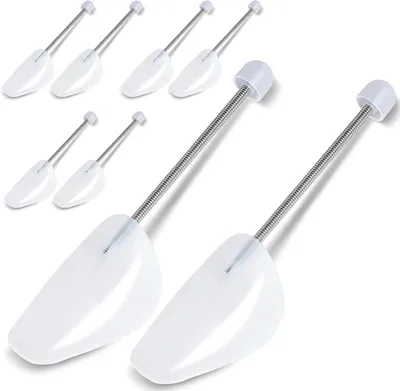 Produktbild von 4 Paar Schuhstrecker aus Kunststoff, transparente verstellbare Schuhspanner