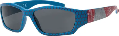 Produktbild von Jungen Mädchen Kinder Sonnen Brille Designer Modern mit Motiv 30556 Blau-Rot