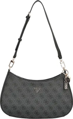 Guess Schultertasche Schwarz Guess Tasche Meridian Schwarz Logo