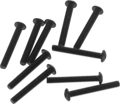 Produktbild von Axial AX31491 Hex Socket Button Head M2.6x1mm Black (10)