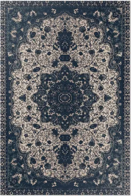 Produktbild von Gemusterte Mandala ornamentalen Muster im alten Stil – Vinylteppich – 120x180 cm – Indoor Teppich – Flur – Pflegeleicht – Modern