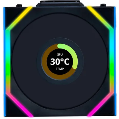 Immagine prodotto di Lian Li UNI FAN SL Wireless LCD 120 Custodia per computer 12 cm Nero 1 pezzo(i)