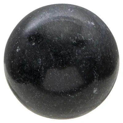 Image de Clayre & Eef Bouton de porte Ø 3 cm Pierre noire