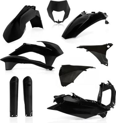 Image de ACERBIS Kit d'habillage 10 pièces noir pour KTM