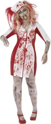 Produktbild von Zombie Verpleegster Dame Kostuum XL