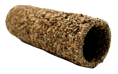 Produktbild von HUGRO Hanf-Knabbertunnel S 19 cm | Kleintier-Zubehör für Hamster und Mäuse | Naturmaterial | Ø 6 cm