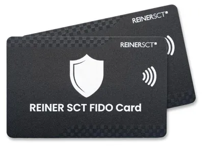 Produktbild von REINER SCT FIDO Card FIDO2 Sicherheitskarte mit NFC & MIFARE DESFire, passwortlose Multi-Faktor-Authentifizierung, Phishing-Schutz