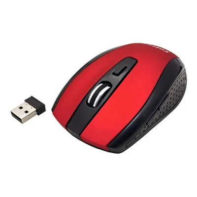 Obrázek produktu pro ROLINE Myš scroll, optická, USB, bezdrátová, červená (18.01.1087)