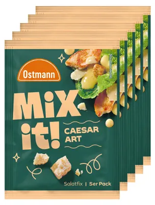 Produktbild von Salatfix Caesar Art 5er Pack - Ostmann Gewürze, 35 g, Gewürzmischung