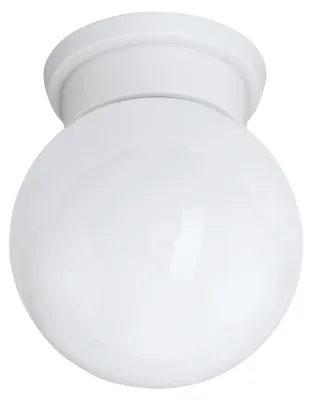 Immagine prodotto di Plafoniera Contemporanea Durelo Policarbonato Bianco 1 Luce E27