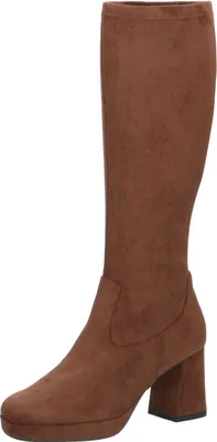 Produktbild von Caprice Damen Stiefel Stretch-Schaft Karree-Spitze Trapezabsatz 9-25528-29, Größe:37 EU, Farbe:Braun