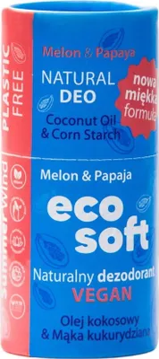Produktbild von ECOSOFT, natürlicher Deostick ohne Aluminium, praktischer Stick, ideal für Sport und Reisen, Summer Wind; 50g