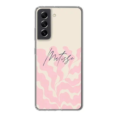 Produktbild von MuchoWow® Handyhülle Schutzhülle Hülle für Samsung Galaxy S21 FE Matisse - Blume - Abstrakt Silikon Softcase Handy Hülle - Mobiltelefonhülle